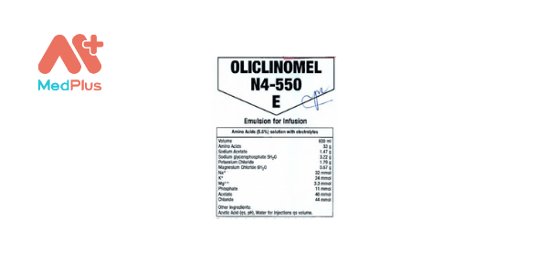 Thuốc OliClinomel N4-550 E: Liều dùng & lưu ý, hướng dẫn sử dụng, tác .